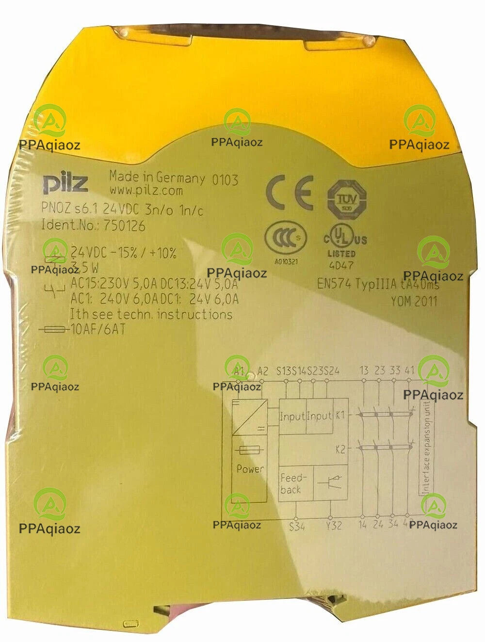 750126  PILZE PZON s6.1 24VDC 750126 Safety Relay #P