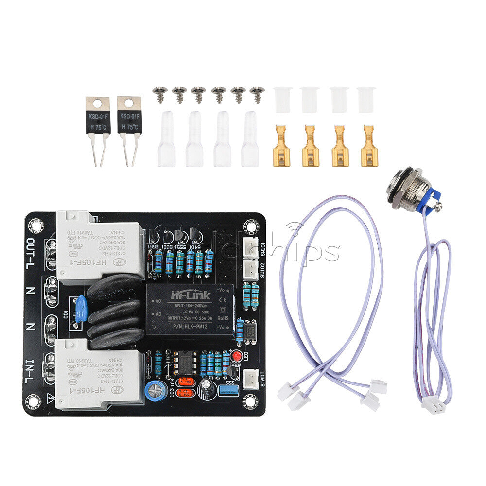 HF-105F Light-touch Dual Temperature Control Switch High-power Soft-start Board