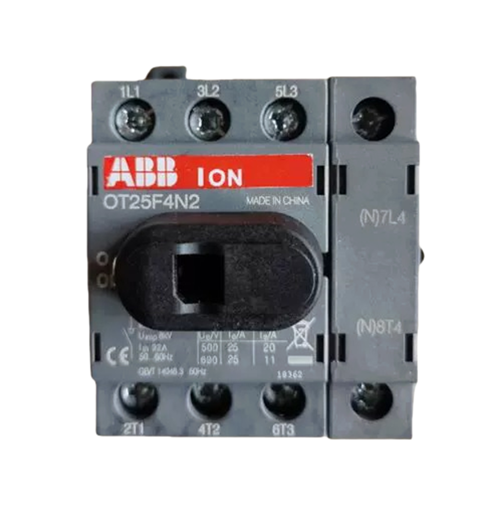 1/piece  ABB Guide Rail Installation Isolation Switch OT25F4N2 25A