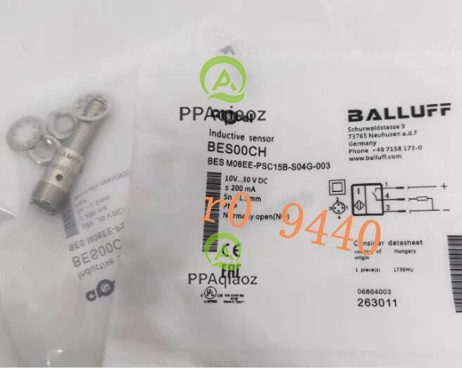 1Pcs  BALLUFF BES M08EE-PSC15B-S04G-003（BES00CH) sensor Fast delivery