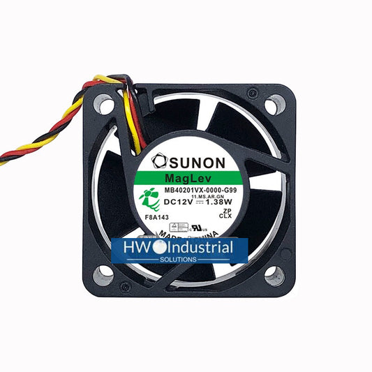 1PC MB40201VX-0000-G99 3-wire 4CM 4020 12V 1.38W SUNON Cooling Fan