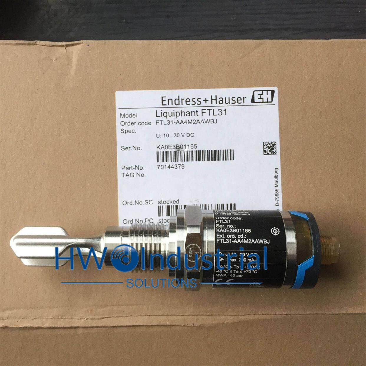 1PC  E H Tuning Switch Fork Liquid Level Sensor FTL31-1102/0 FTL31-AA4M2AAWBJ