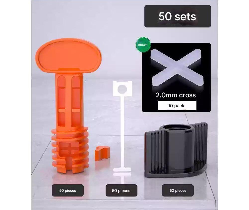 50x /100x Reusable Tile Paving Positioning Tool Tile Leveler Cross Bracket Sets