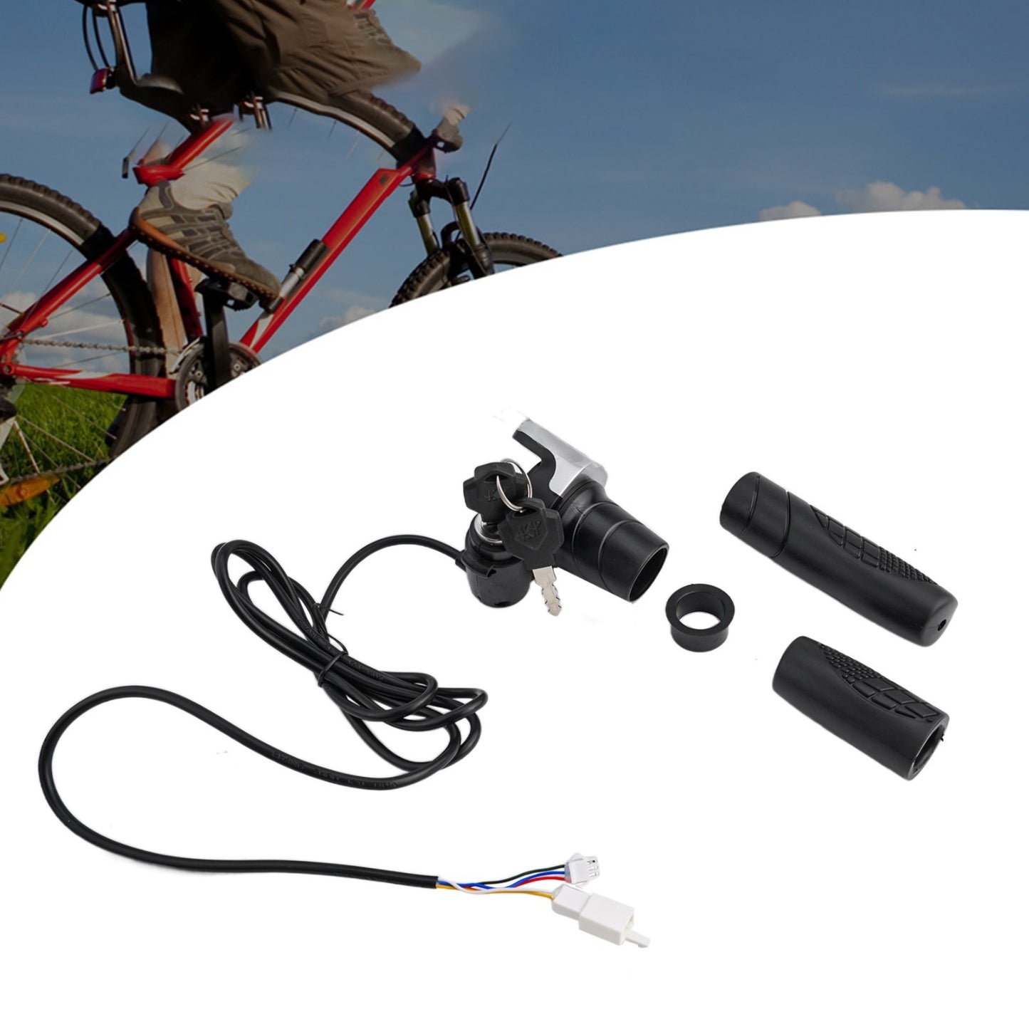 Ergonomic Electric Bicycle Display Handlebar Comfortable and Stable to Use