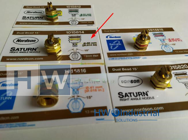 1PC Nord son Nozzle 1015814 0.36mm/0.014in Hot Melt Adhesive Machine