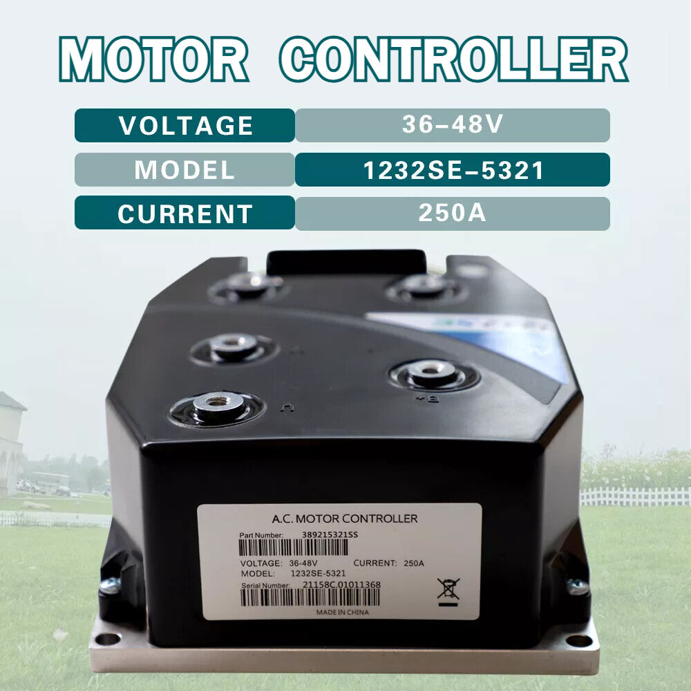 For Curtis Star EV Sirius Capella Cart 48V350A AC Controller 2CN700 1232SE-5321