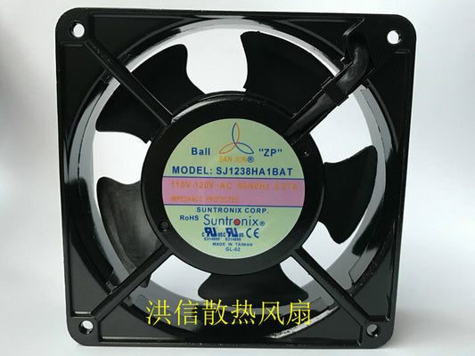 1pcs  SJ  SJ1238HA1BAT 110V 0.27A 12038 axial flow aluminum frame cooling fan