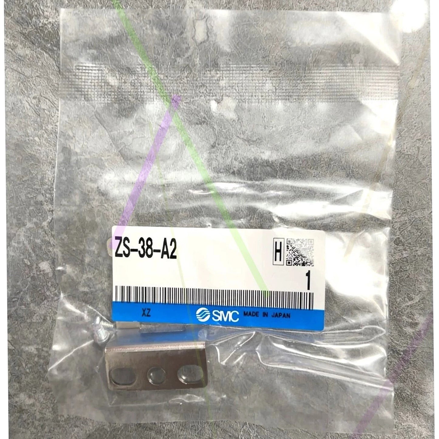one  SMC ZS-38-A2 Pressure sensor bracket Free ship  #P