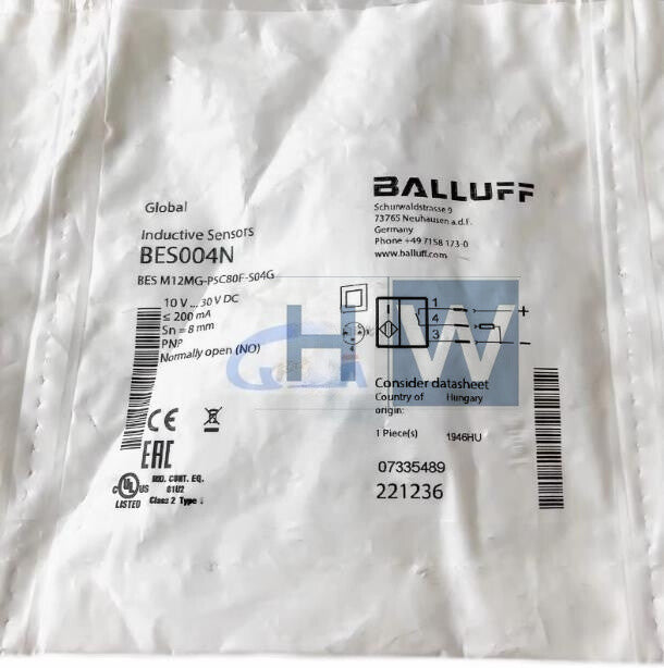1Pcs   BES004N Inductive Proximity Switch BES M12MG-PSC80F-S04G