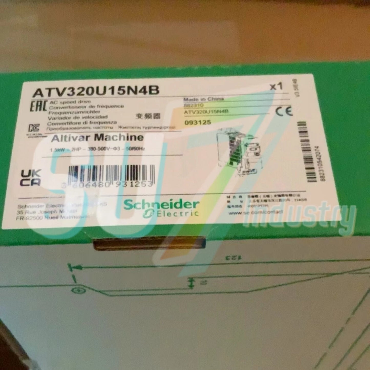 Schneider ATV320U15N4B Inverter# 1pcs    In Box