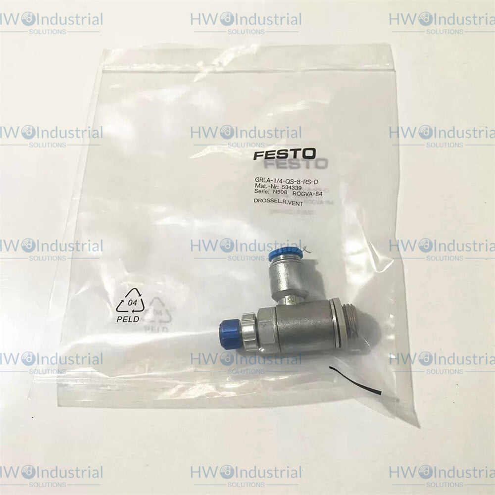 1/Piece  FESTO Throttle Valve GRLA-1/4-QS-8-RS-D 534339