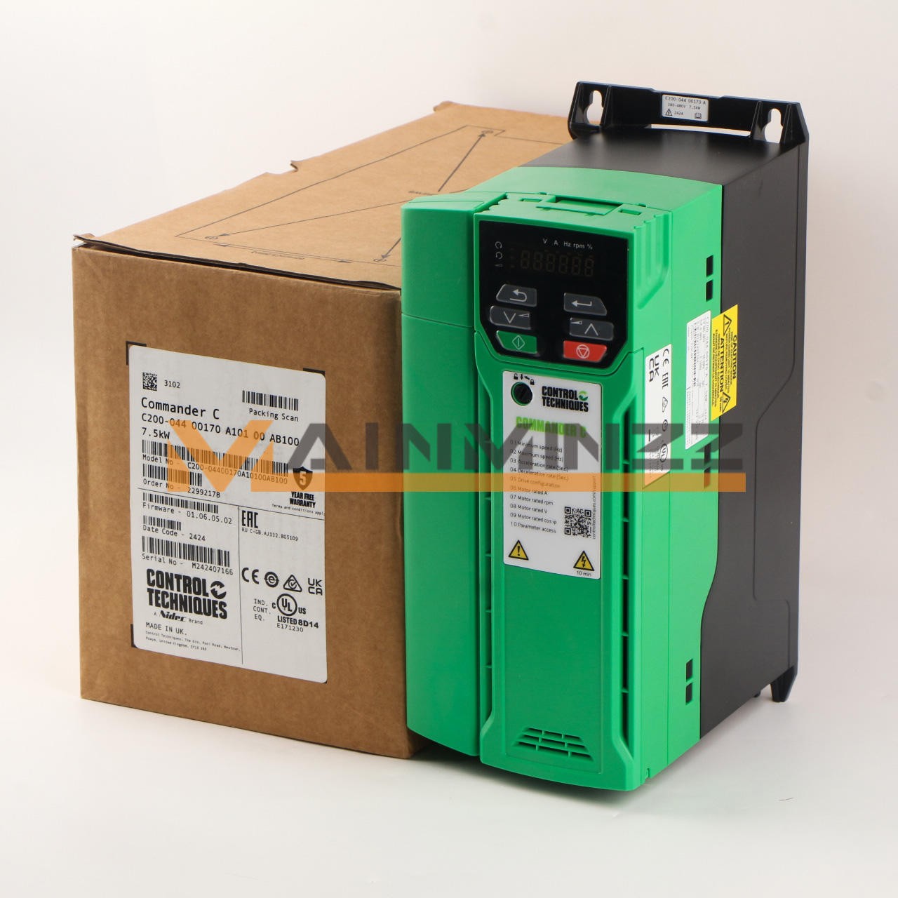 1PC  Nidec 7.5KW C200-04400170A C200-044 00170 A101 00 AB100 Fast delivery