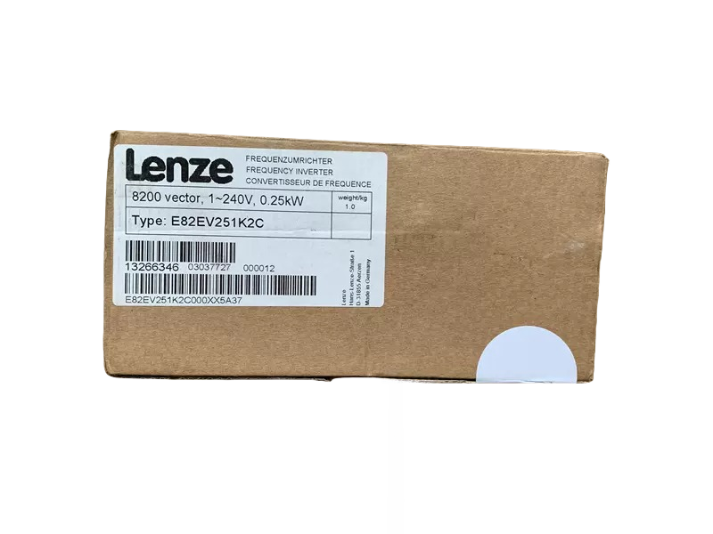 1/Piece LENZE E82EV251K2C 1-240V 0.25KW Inverter Frequency Converter
