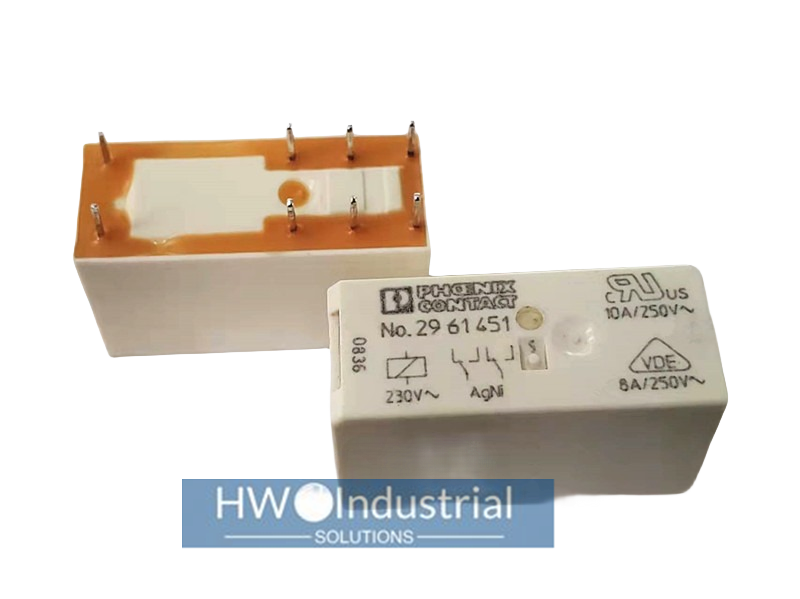 2pc  No.2961451 230V PHCENIX CONTAC power relay 2961451 8A250V 8-pin
