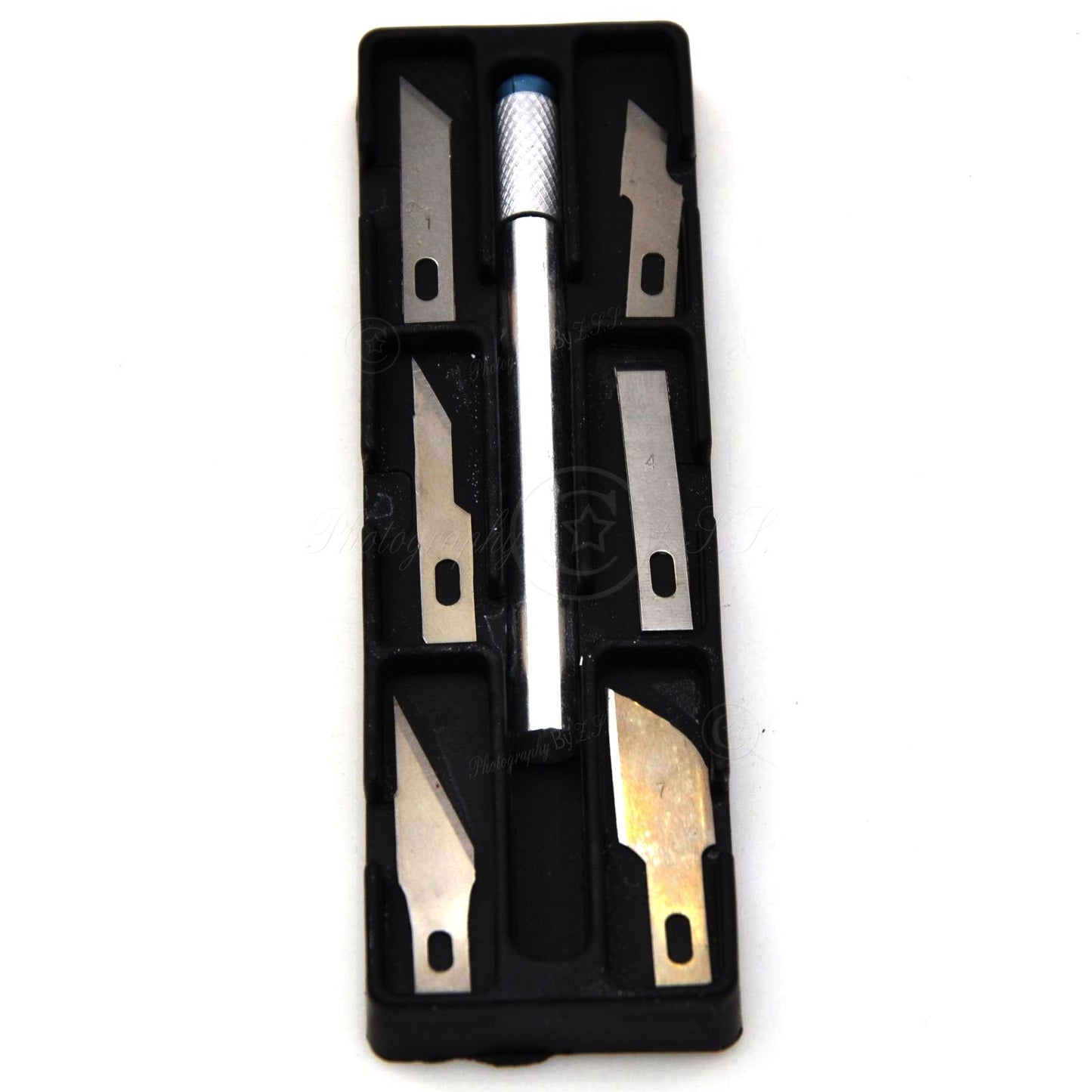7in1 Circuit Board Cutting Paper Carving Knife DIY Blade Vintage Gouge Tool Kit