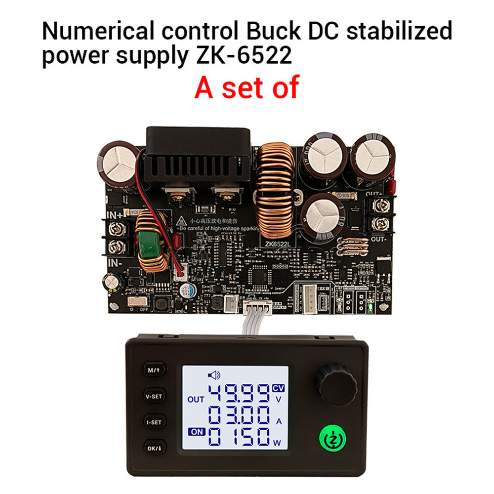 ZK-6522 CNC Buck DC Stabilized Power Supply Module Voltage Regulator 22A/1400W