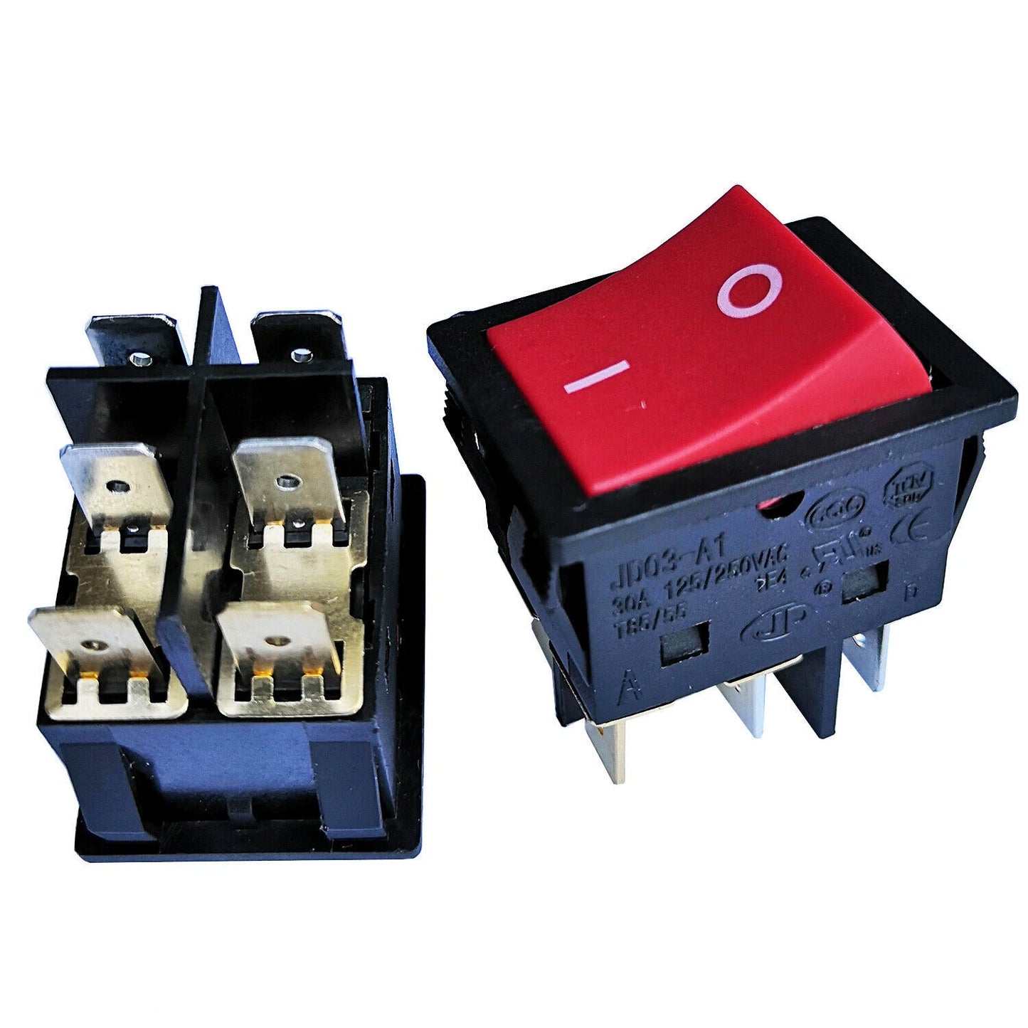 2pcs Rocker Switch JD03-A1 6Pin 125/250V 30A Inverter Welding Machine button