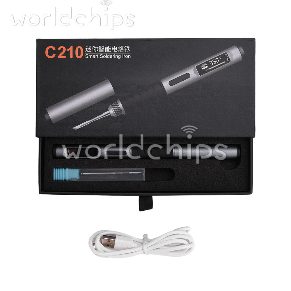 Portable Soldering Iron Pen Adjustable Temperature 100W Fast Heat Digital Smart