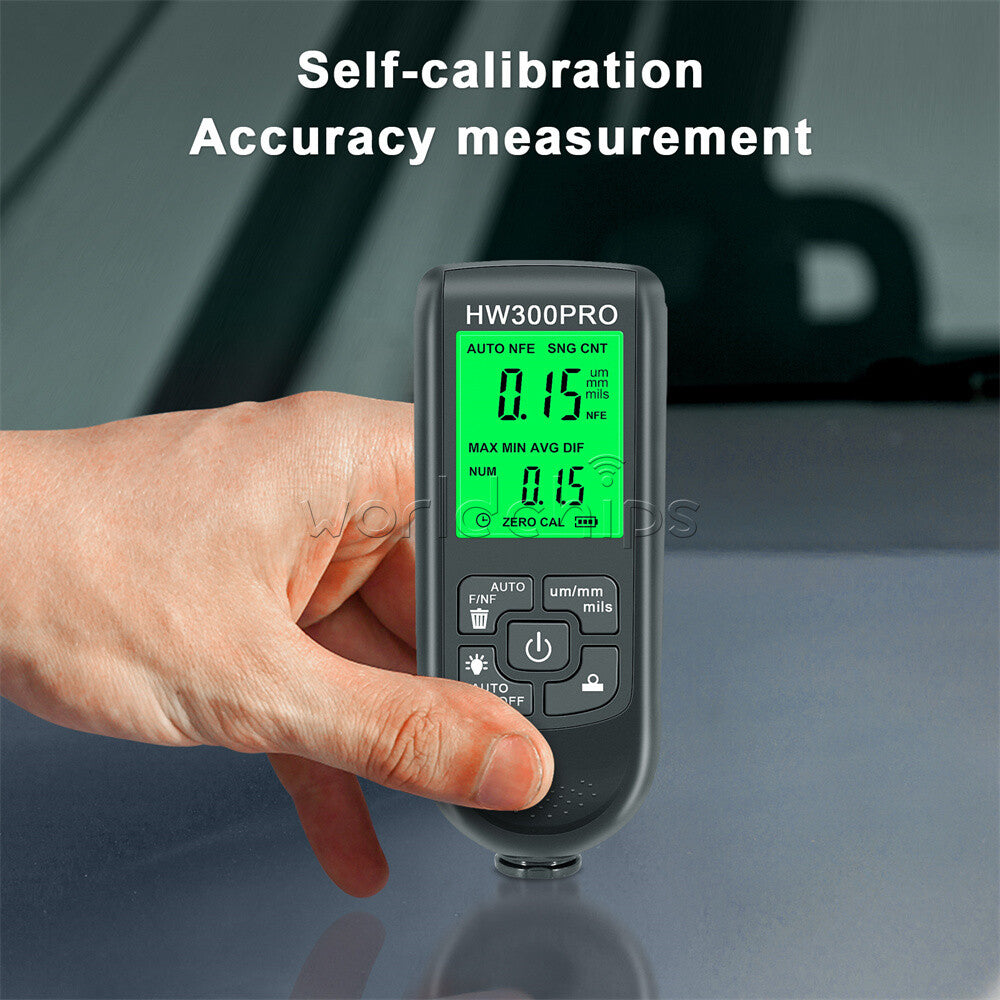 HW-300PRO Thickness Gauges For Non-Destructive Measurement Of Coatings & Paints