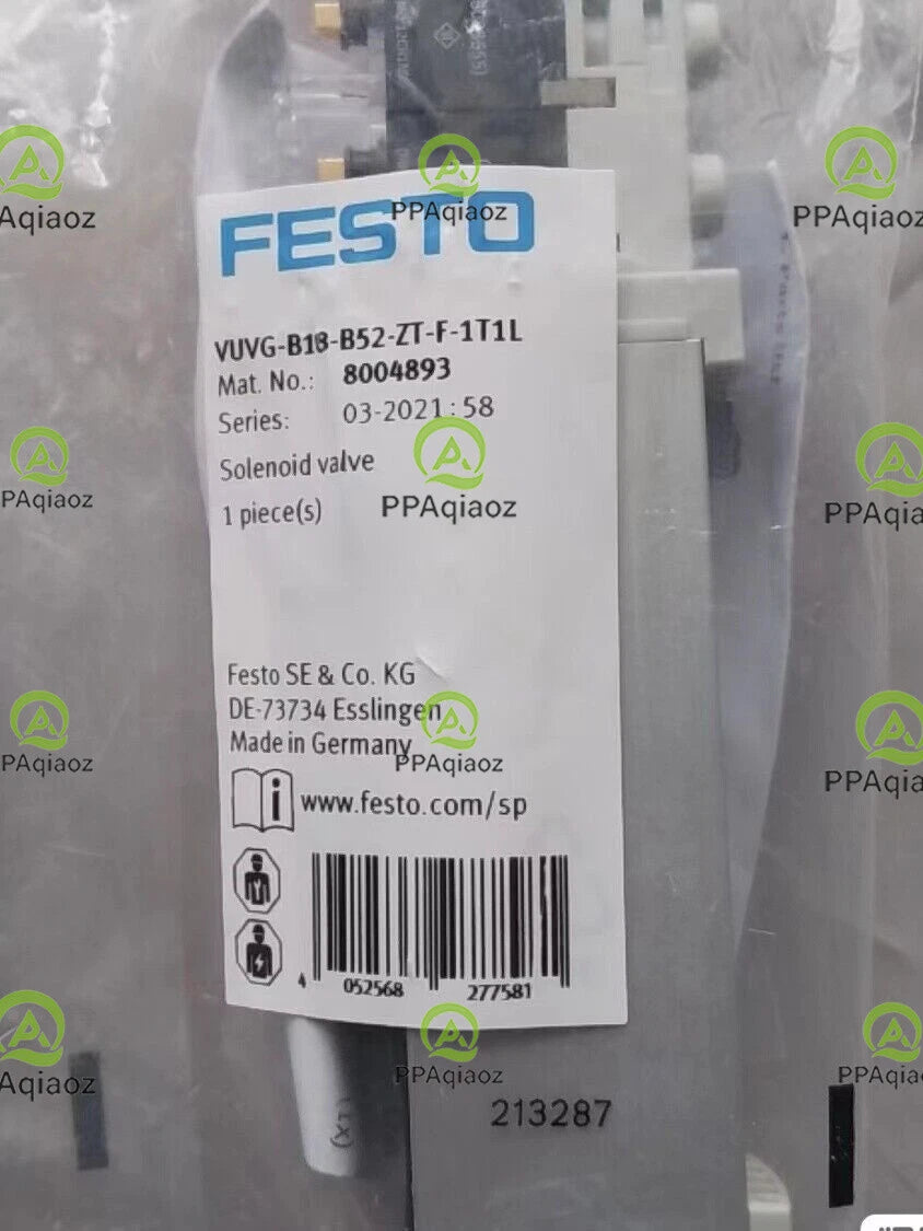 FESTO VUVG-B18-B52-ZT-F-1T1L 804893 1PC  Solenoid Valve Free Shipping