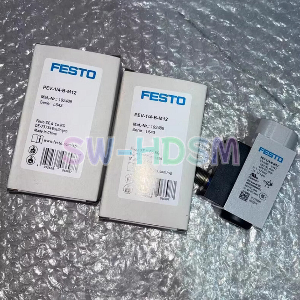 1PCS   Festo 192488 PEV-1/4-B-M12 Pressure Switch Freight Free