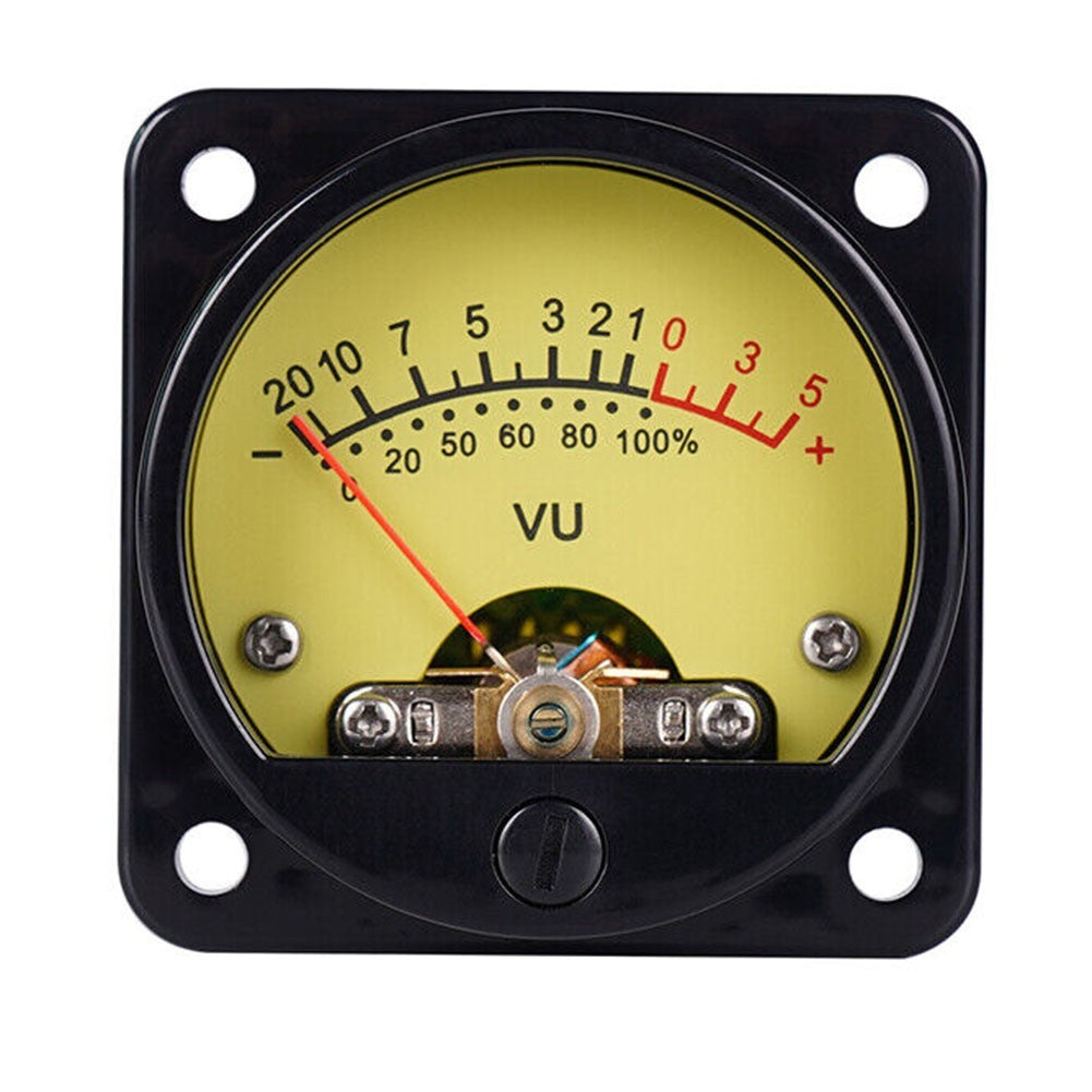 45mm LED Backlit VU Meter Accurate Volume Measurement Tool for DIY Mixer Setup