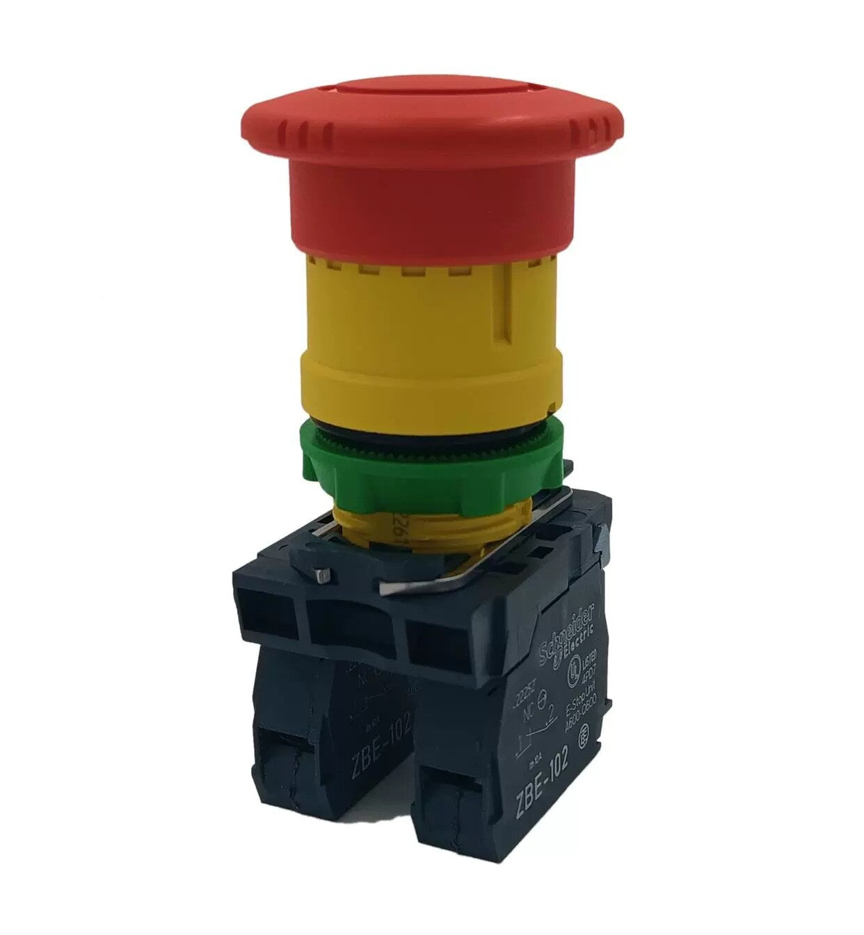 1/Piece  Key Emergency Stop Button Switch XB5AS9445 XB5-AS9445 1NO+1NC