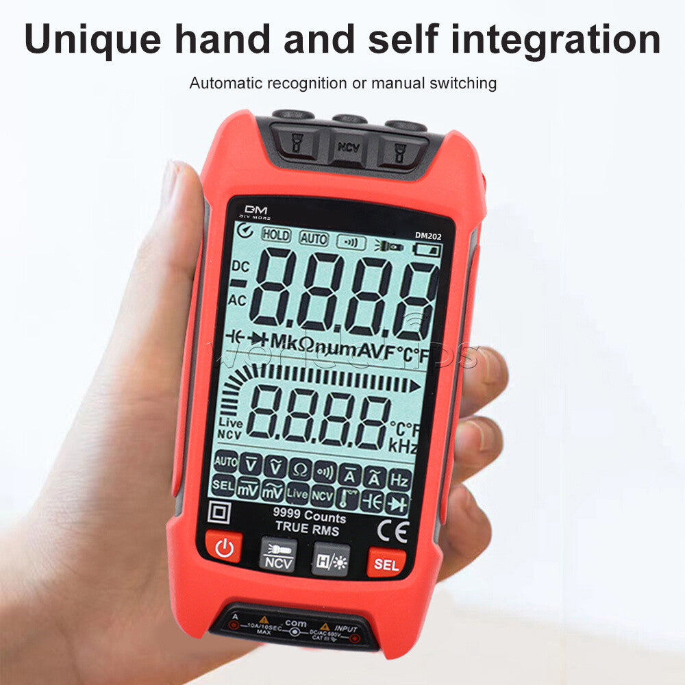 Backlight Digital Multimeter Voltmeter Resistance Capacitance Transistor Tester