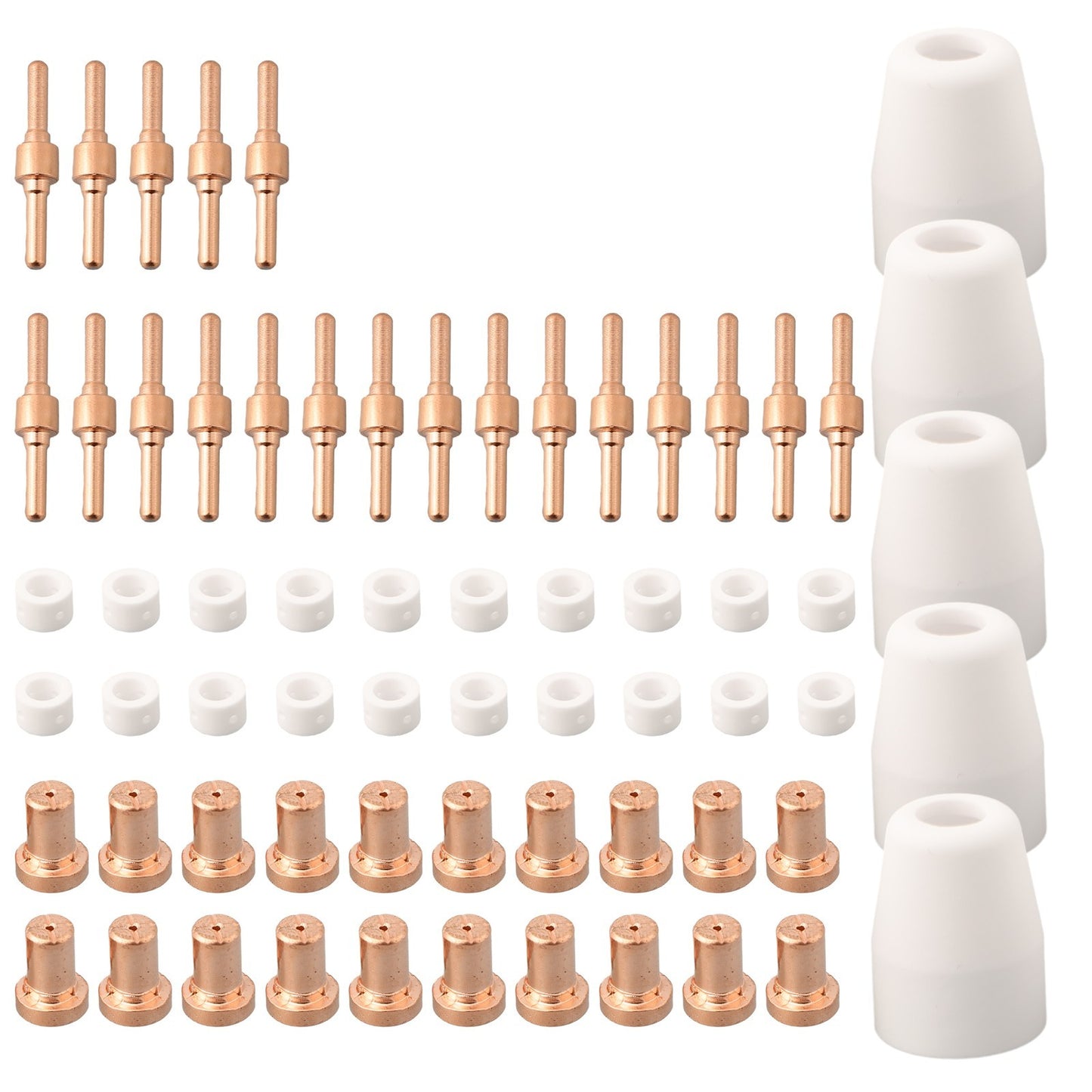 65pcs Welding accessories CUT30-50 Plasma Cutter Consumables For Parkside