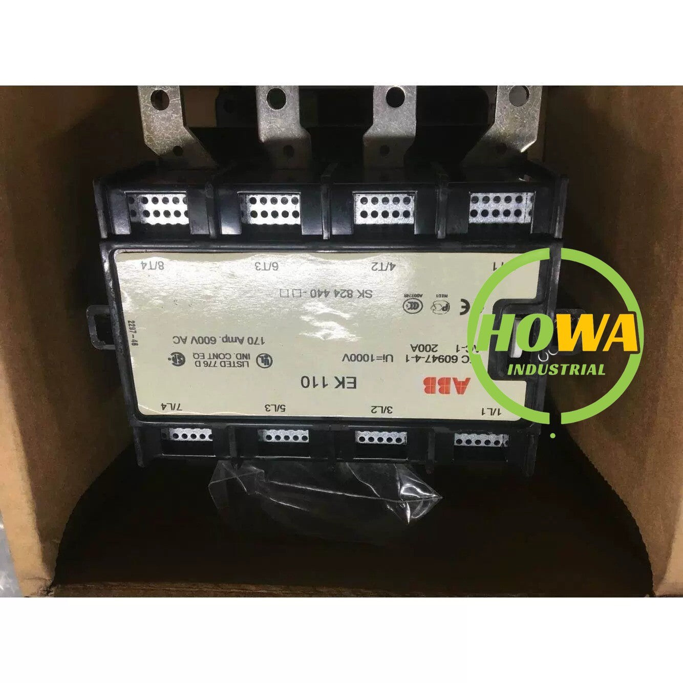 1/piece  ABB AC contactor EK110 EK110-40-11 220-230VAC