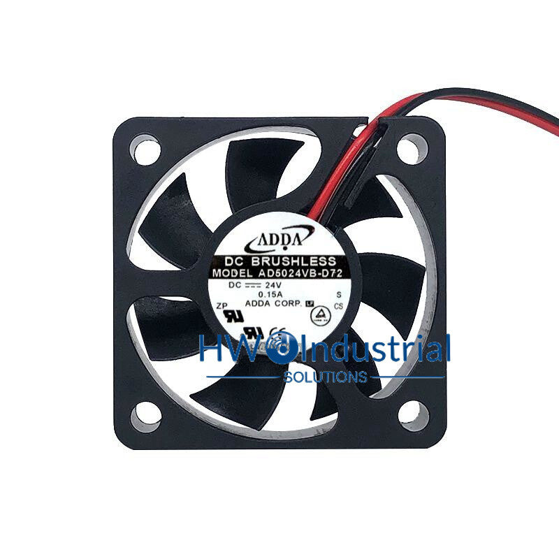 1PC  AD5024VB-D72 24V 0.15A 5CM ADDA inverter Cooling Fan Size 50*50*15 Mm