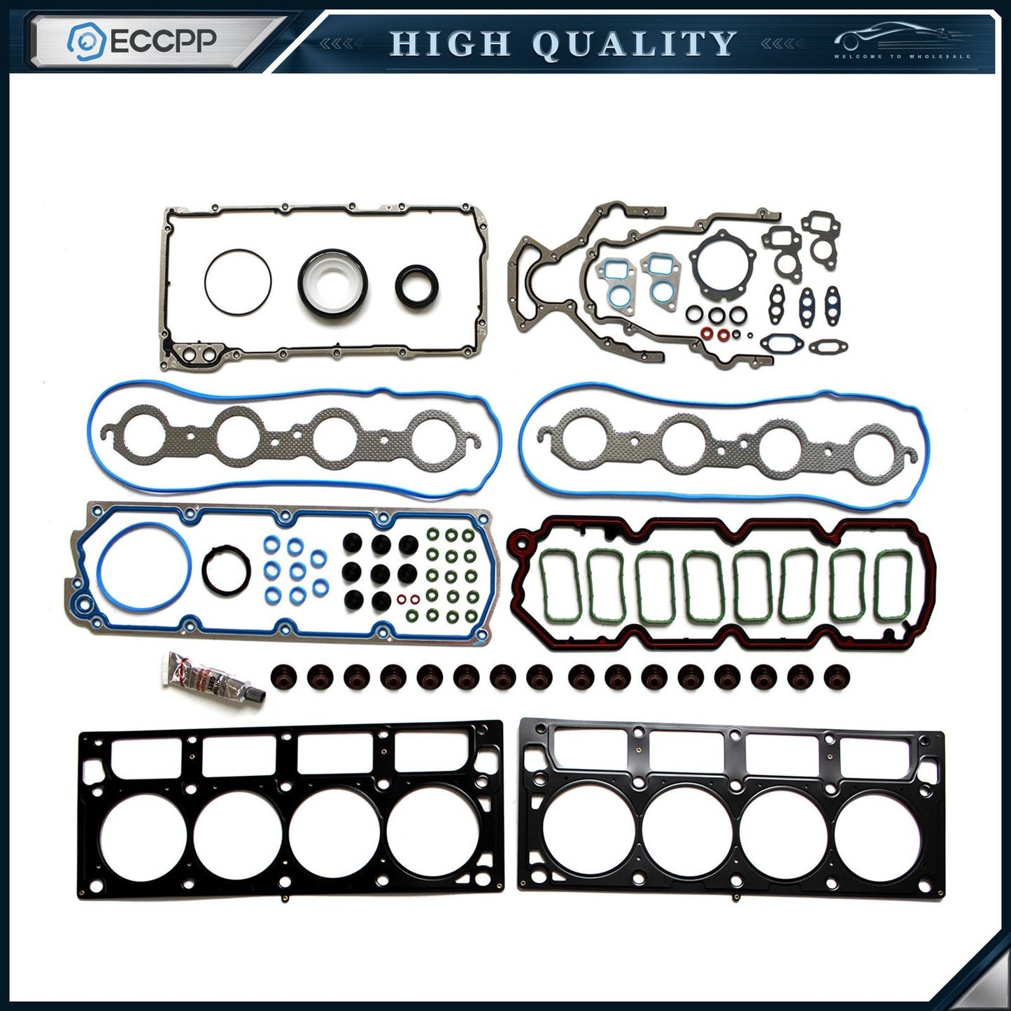 Full Gasket Set For 2008-2015 Chevrolet Camaro Corvette 6.2L V8 GAS OHV