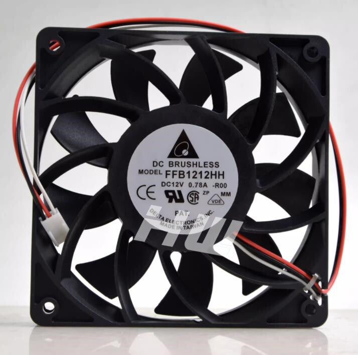 1Pc  DE-LTA FFB1212HH 12CM 12025 12V 0.78A Heat Dissipation Server Fan