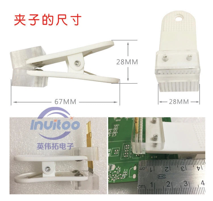 1PC PCB test rack fixture program programming P100-A2 P100-E2 needle 2.54mm