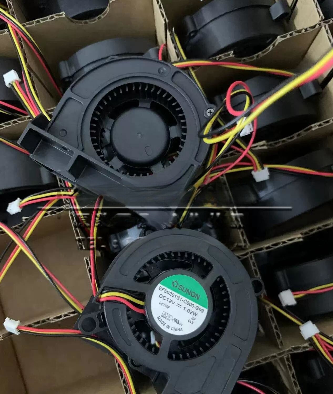 1/piece EF50201S1-C000-G99 SUNON 12V 1.02W 5020 Centrifugal Turbine Fan
