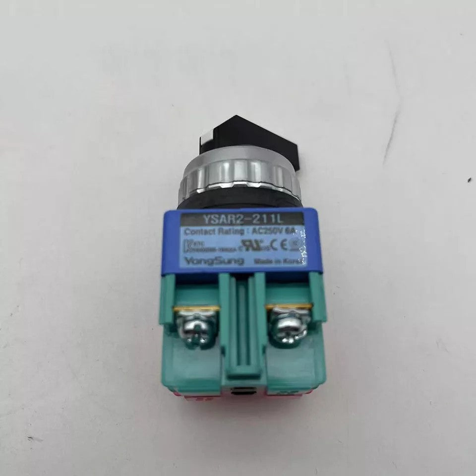 1PCS  yongsung dragon sound 2 gear selector switch YSAR2-211L ROTARY SWITCH