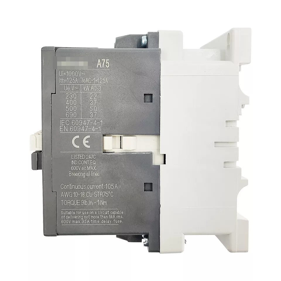 A75-30-11 Contactor 240V coil AC replace Contactor A75-30-11-80 1NO1NC 75A