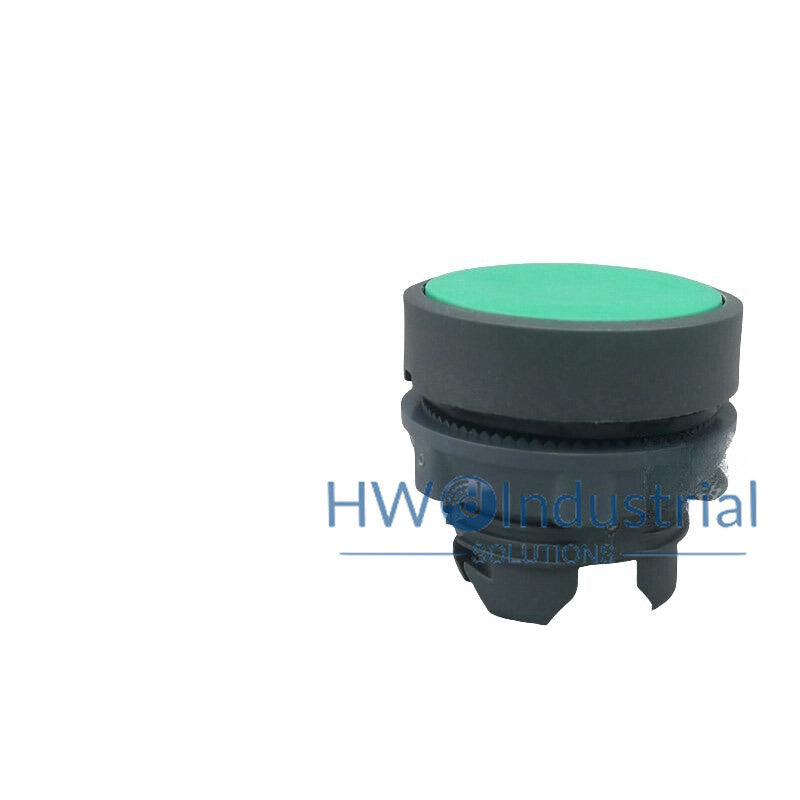 2PC ZB5AA3C ZB5-AA3C Flat Head Button Head Green 22mm Self Resetting