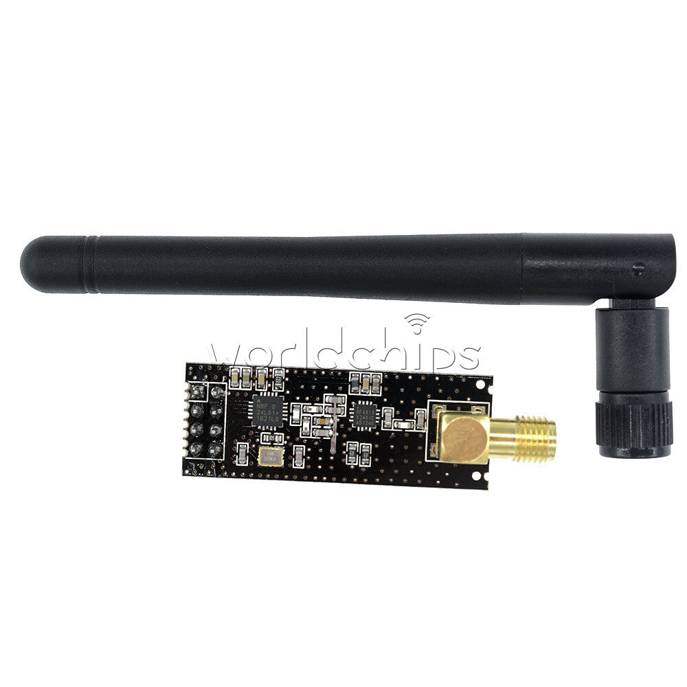 10PCS 2.4G NRF24L01+PA+LNA SMA Antenna Wireless Transceiver communication Module
