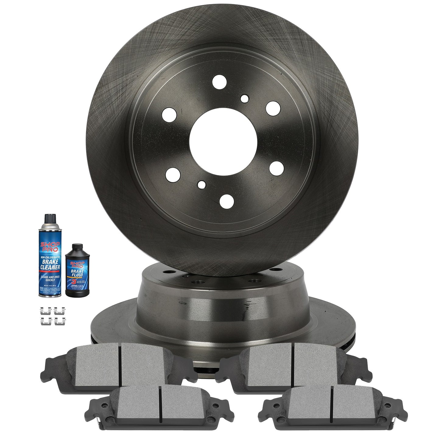 Fits 2015 2016 - 2020 CADILLAC ESCALADE Rear Ceramic Brake Pads And Rotors Discs