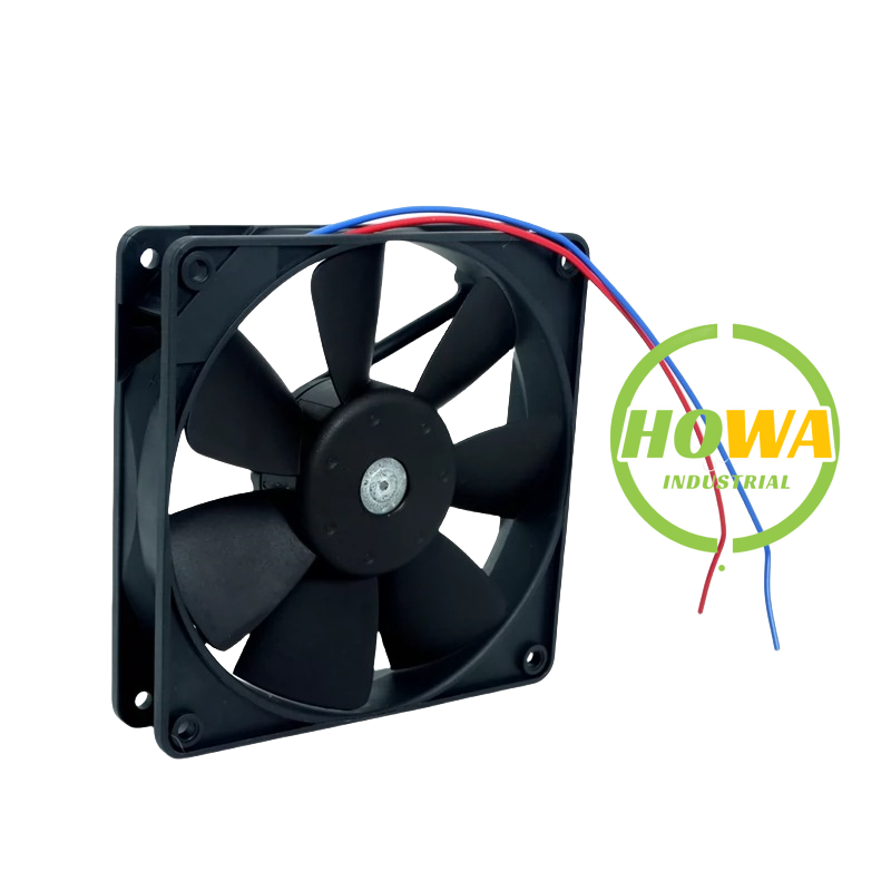 1/piece 4412FM 2-wire 12V 270mA 3.2W 12CM 12025 Server Axial Cooling Fan