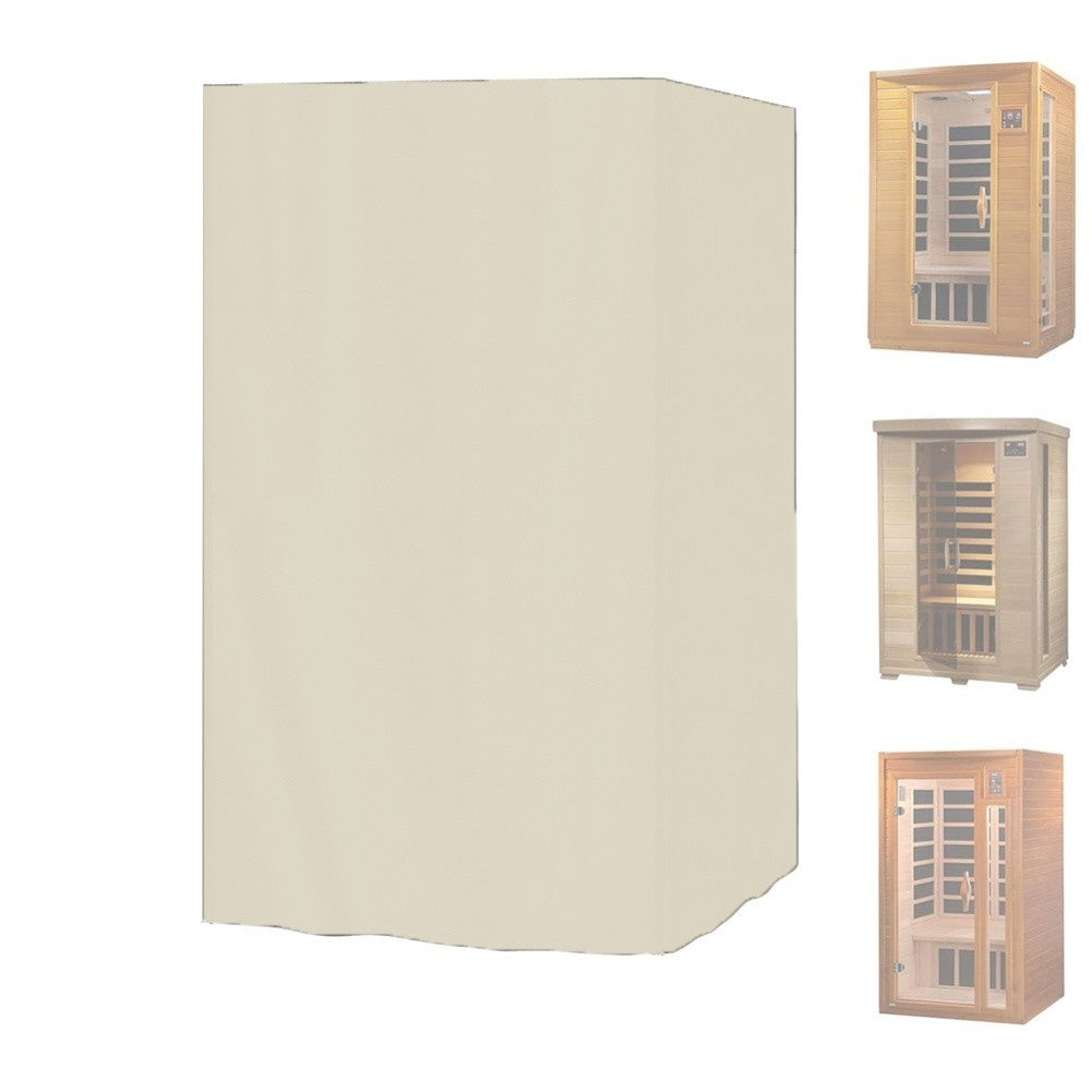 Heavy Duty Sauna Cover Outdoor Fit 2 Person Infrared Saunas with Drawstring