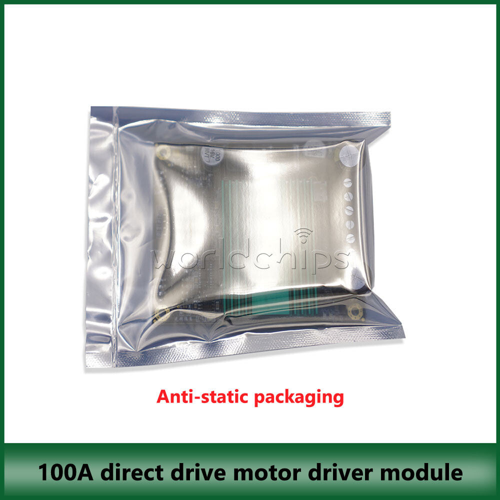 100A DC Motor Drive Module High Power Motor Speed Control Dual Channel H-bridge