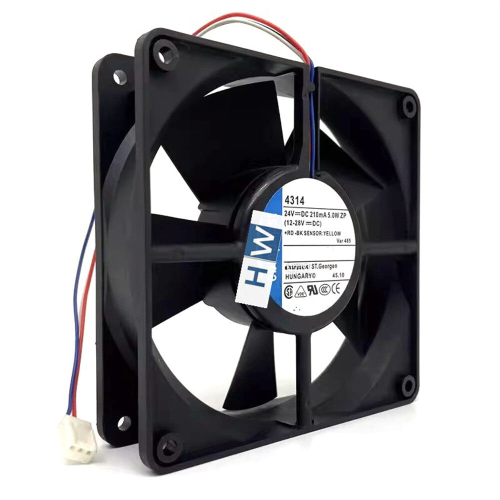 1/piece 4314 3-wire 24V 210mA 5.0W 12032 12CM Inverter Equipment Cooling Fan