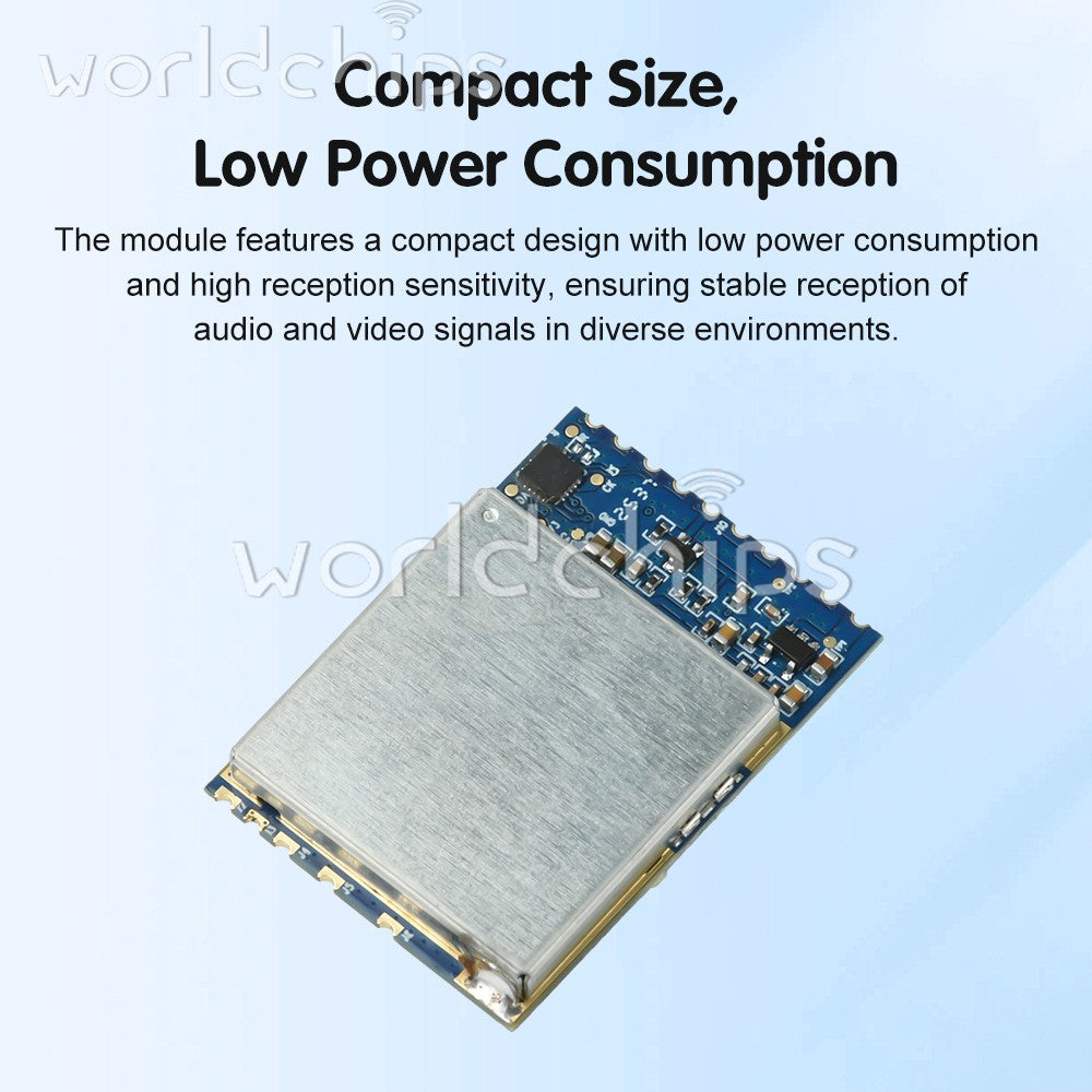 DC5V FPV Analog Wireless Video Receiver Module FM/PLL Video Receiving Module