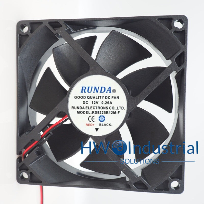 RUNDA RS9225B12M-F DC12V 0.25A 9cm 9225 Welding Machine Inverter Cooling Fan