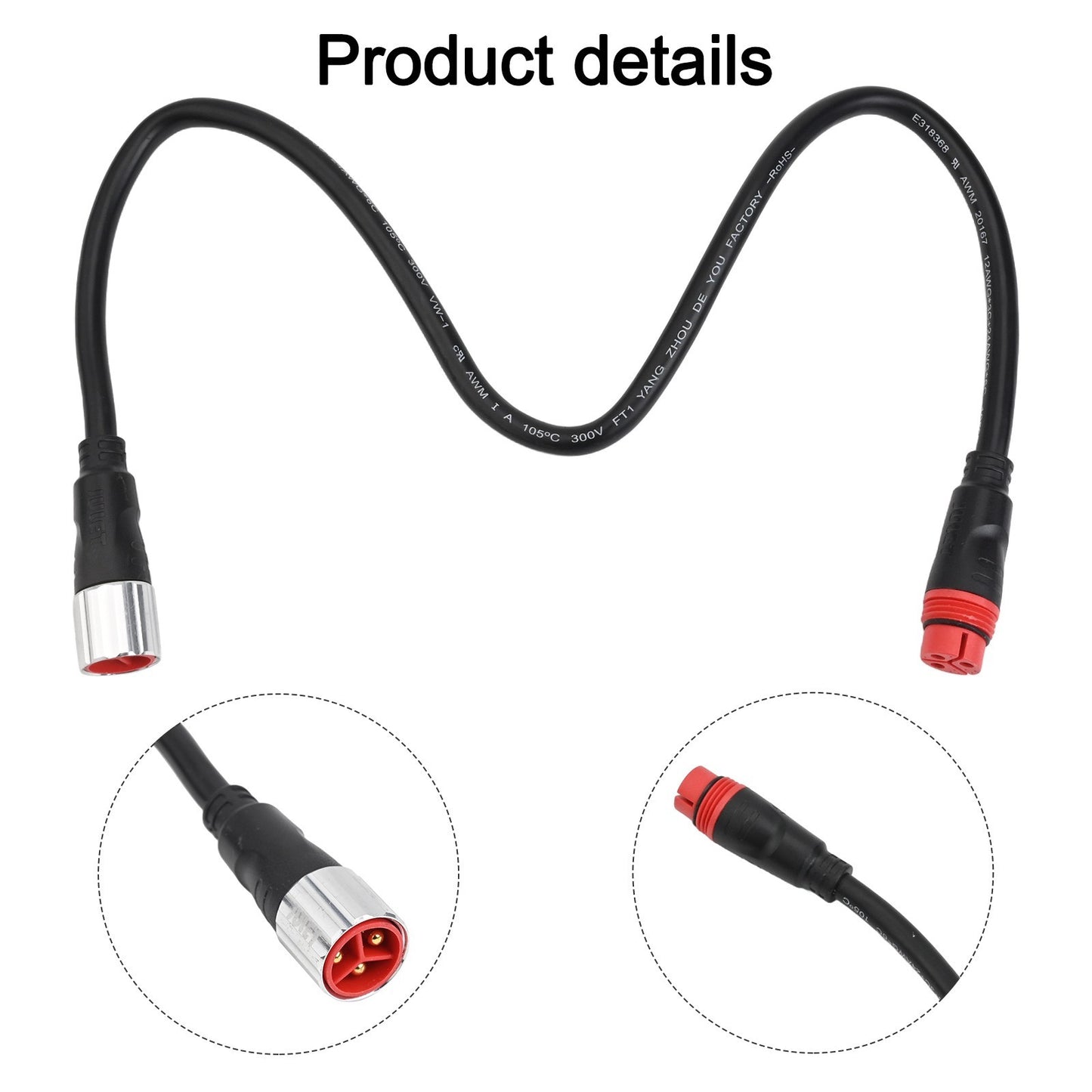 Motor Adapter Solution Efficiently Connect with a 50cm Extension Cable