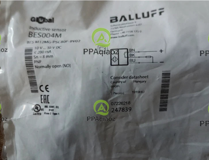 1Pcs  BALLUFF BES M12MG-PSC80F-BV02（BES004M）sensor Fast delivery
