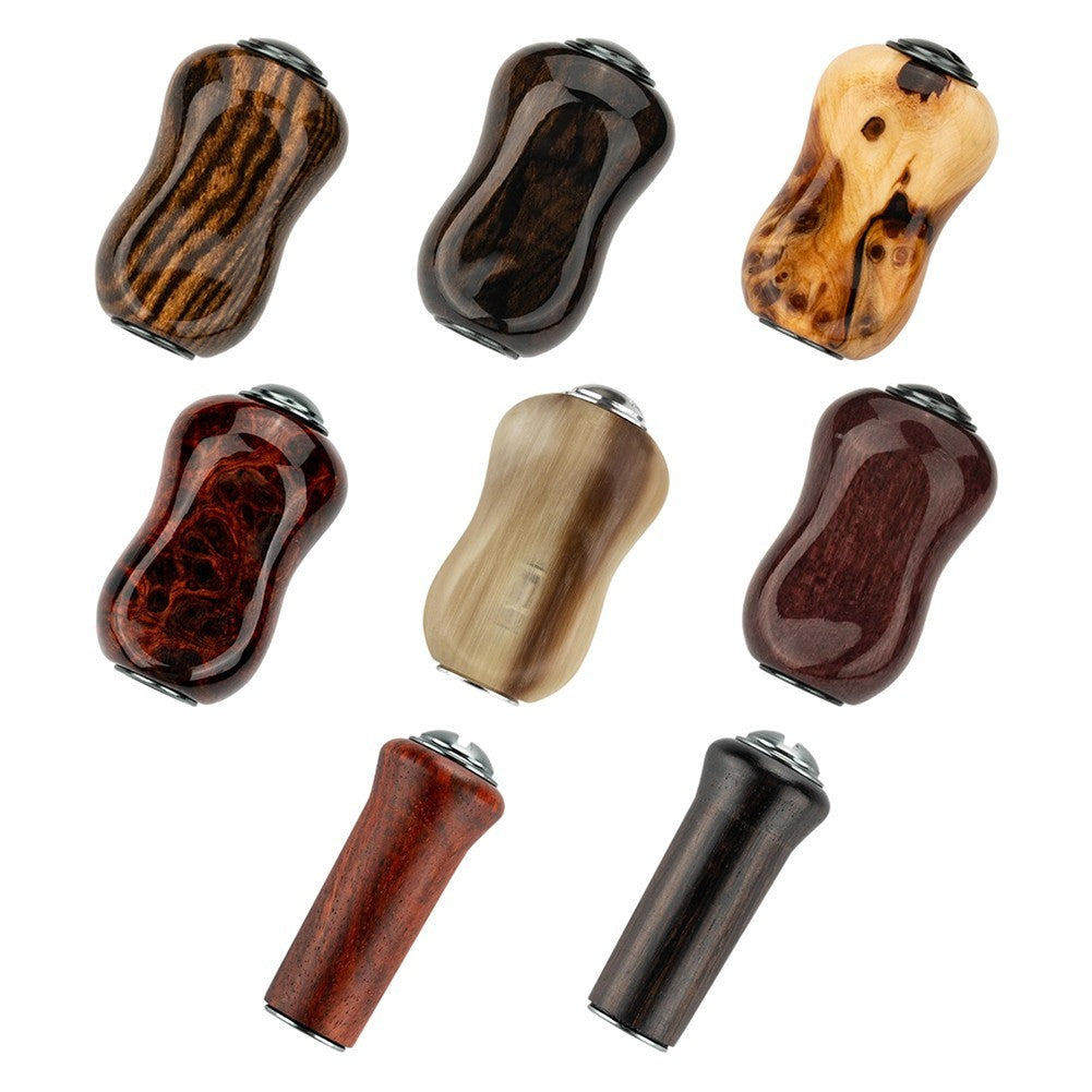 Stylish Wooden Fishing Reel Handle Ergonomic Design for Fishing Comfort
