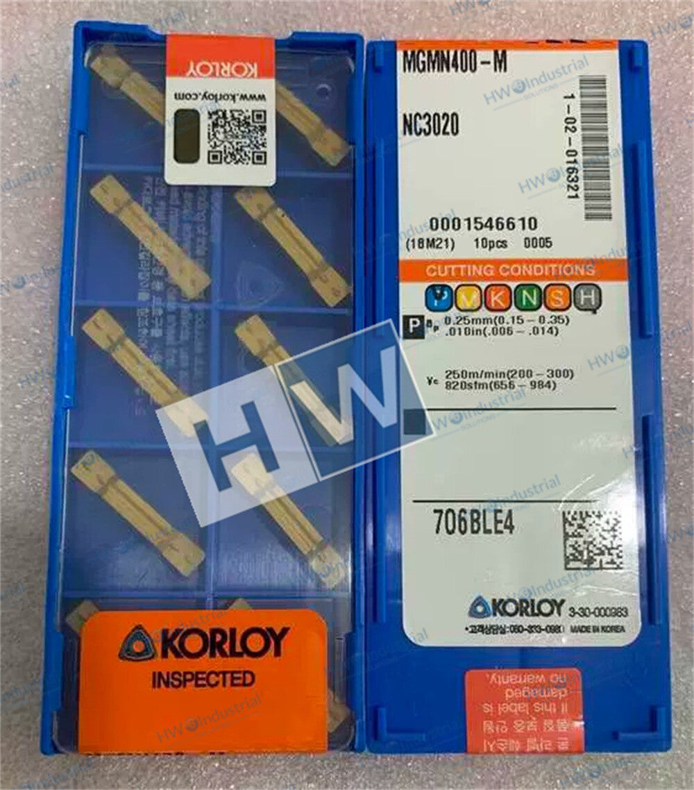10piece/Box MGMN400-M NC3030 CNC Slotting Cutting Groove Cutter Blade KORLOY